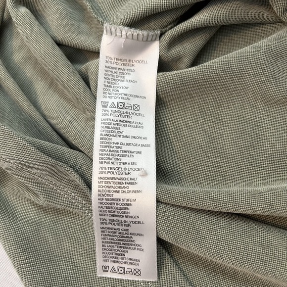 Tommy‎ Bahama Men's Size XL Solid Green Short Sleeve Polo Shirt Casual Beachwear - Picture 5 of 7